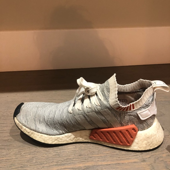 Adidas Originals NMD R1 white/red Size 10 - Picture 7 of 8